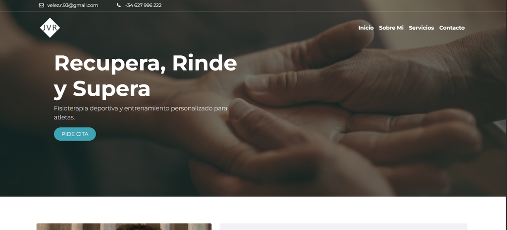 A professional digital presence built from scratch on Odoo for a freelancer
