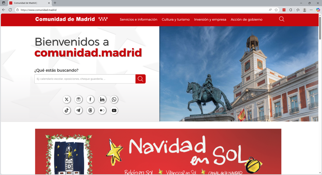 A bot that automates an official document on the Madrid regional government's platform